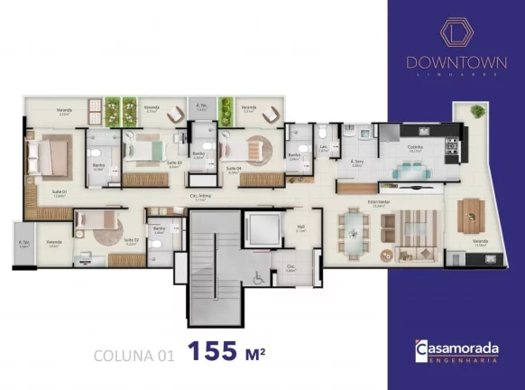 Imagem LUXUOSO APARTAMENTO EM LINHARES COM 2 VAGAS DE GARAGEM
