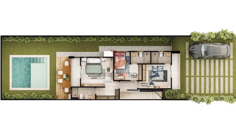 Imagem Lançamento de Casas no Eusébio, Guaribas.Ceará . Duplex com 3 e 4 Suites