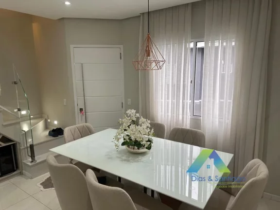 Imagem Lindo Sobrado a venda em condominio fechado com 125m²- vila Joaniza