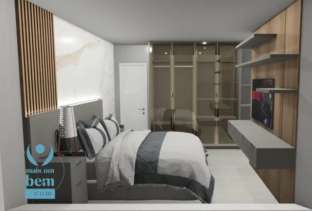 Imagem Apartamento 74 m², 2 quartos (1 suíte) à venda por R$ 675.000 - Cabral - Curitiba/PR