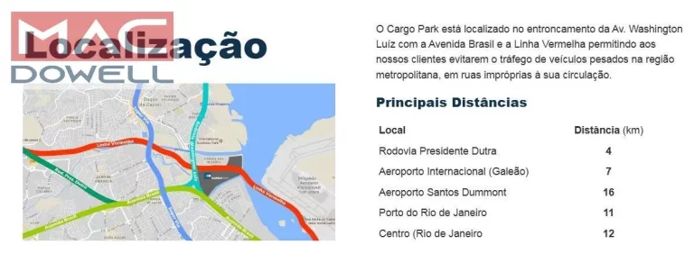 Imagem Cargo Park - Condomínio Logístico - Locação de galpões - Cordovil / RJ
