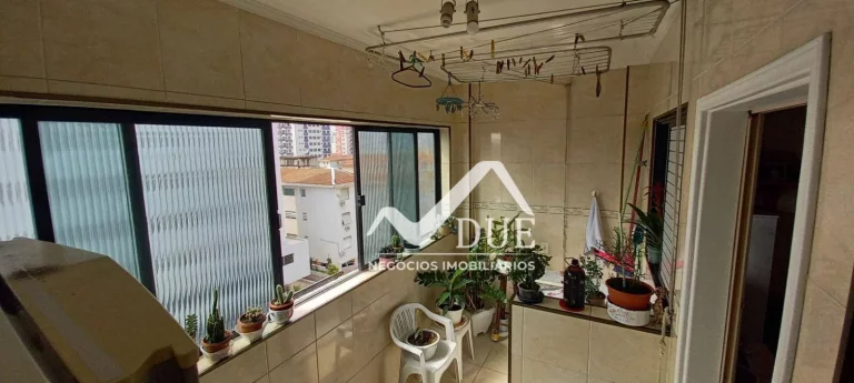 Imagem Apartamento à venda, 96 m² por R$ 542.000,00 - Aparecida - Santos/SP