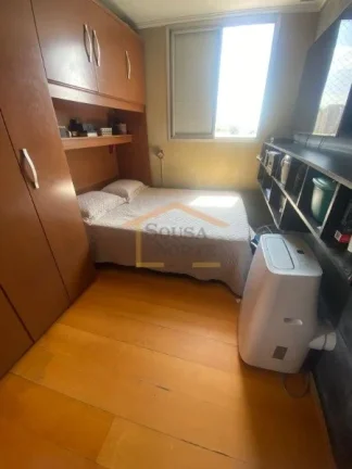 Imagem Apartamento com 49,6 m², composto por 2 dormitórios, sala para dois ambientes, varanda, cozinha, l...