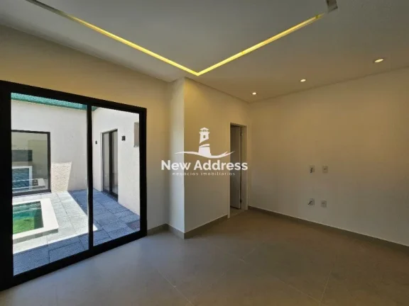 Imagem Casa linear de 210m², com 3 suítes e piscina, no Yahoo Residence - Serra