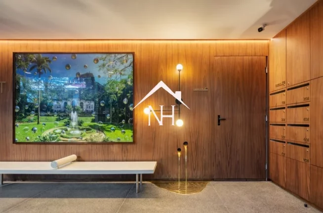 Imagem apartamento de 195m no Jardins com 2 suítes (1 master) 2 vagas, home theater, hall privativo, rooftop com piscina com borda infinita, solarium, lounge