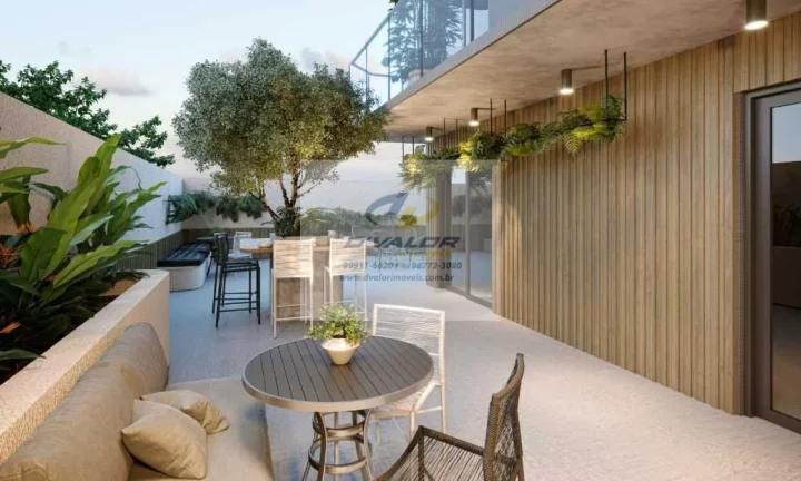 Imagem Vendo apartamentos de 19,2 m2 à 69,4 m2 , todos com varanda ou área externa privativa.