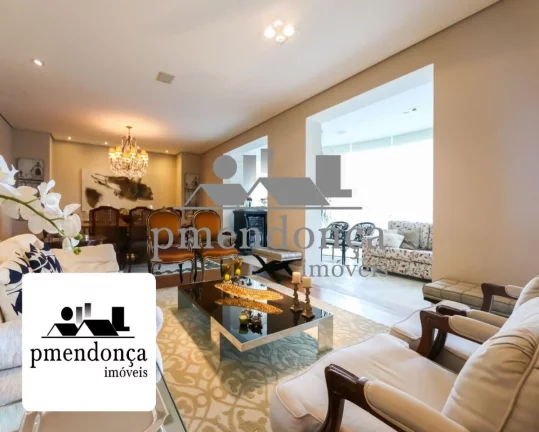 Imagem Apartamento em edifício neoclássico no Ibirapuera com 4 suítes e 5 vagas, 310m²