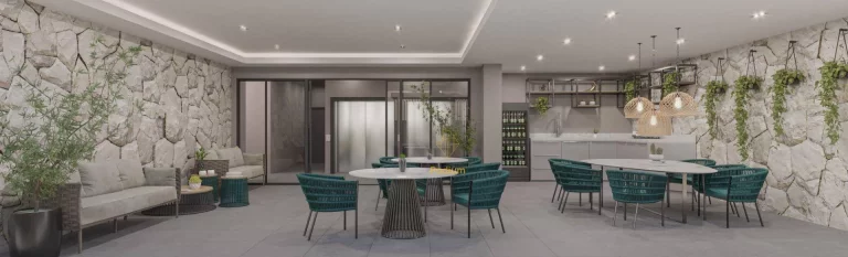Imagem Apartamentos com varanda / sacada em Condomínio Club a 370m da praia em Ponta de Campina - AP1404