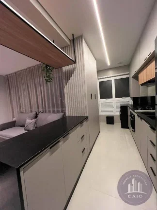 Imagem Apartamento 1 suíte para alugar, 55m² por R$ 5.990/mês- Alphaville/SP