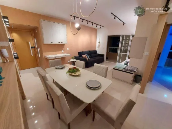 Imagem Apartamento com 2 dormitórios à venda, 86 m² por R$ 1.250.000,00 - Boqueirão - Praia Grande/SP