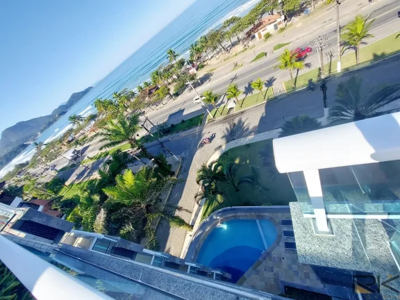 Imagem Apartamento cobertura duplex frente mar com 4 dormitórios, 310 m²