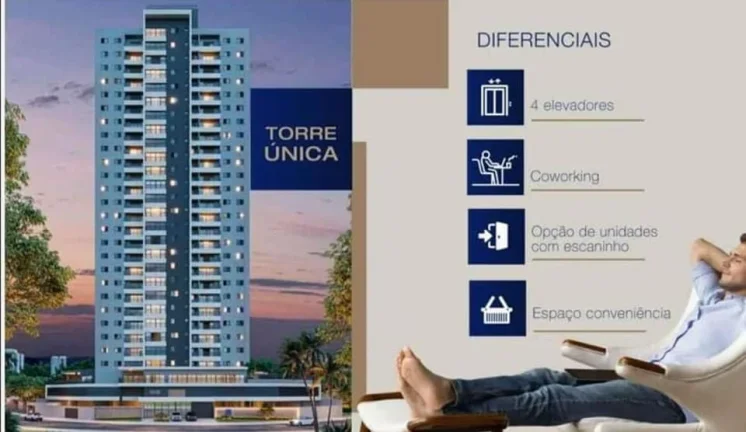 Imagem Estação 44 Apartamentos De 2 E 3/4 No Centro De Goiania