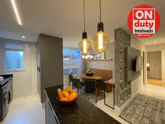 Imagem Apartamento com 2 quartos à venda, 54 m² por R$ 620.251 - Campo Grande - Santos/SP