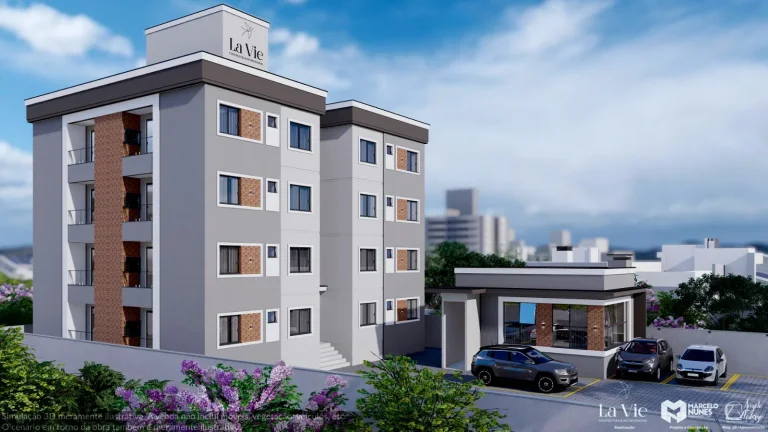 Imagem Apartamento com 2 dormitórios à venda, 46.6 m² por - R$ 294.000,00 - Joaia - Tijucas/SC