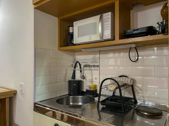 Imagem Studio à Venda em Campos do Jordão — Jaguaribe, Mobiliado e com Jardim