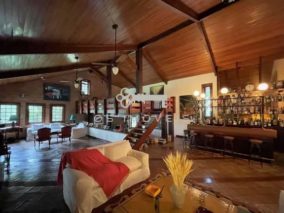 Imagem Casa na Fazendinha: Terreno 7.390m² = piscina,gourmet,tênis,sauna,hóspedes!