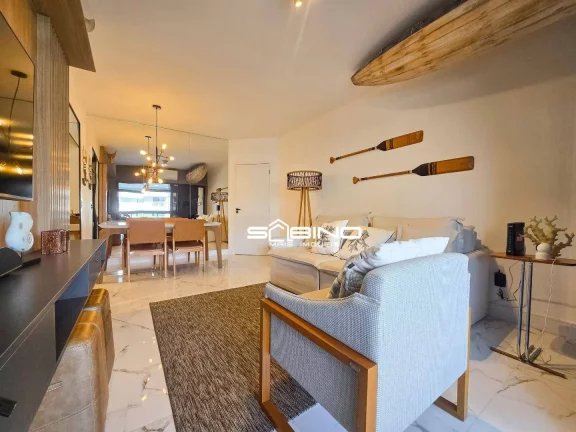 Imagem Apartamento à venda, 3 dormitórios 1 suíte 94m² de área útil, 2 vagas – Riviera de São Lourenço.