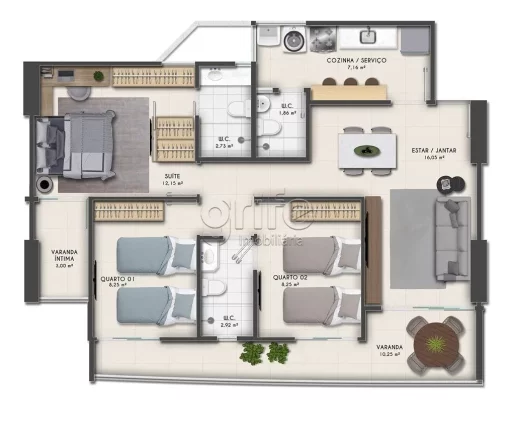 Imagem Solarium Park - O mais novo empreendimento da PARQUELÂNDIA. Sua vida mais radiante! Requinte e eleg...