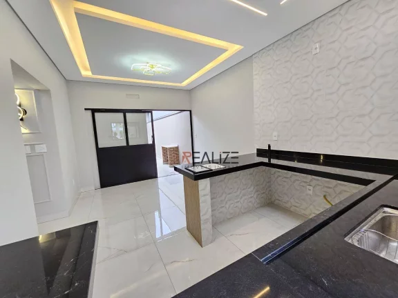 Imagem Casa moderna com 3 dormitórios à venda, 104 m² por R$ 860.000 - Condomínio Jardins do Império - Indaiatuba/SP