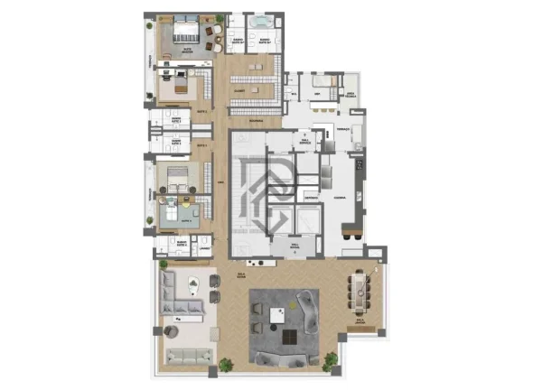 Imagem Apartamento Alto Padrão Park Lane Lindenberg Ibirapuera
