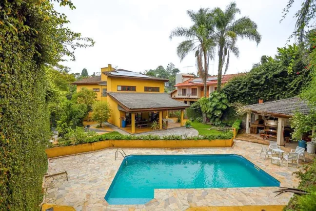 Imagem Cond. Granja Viana II (Glebas IV/V) – 4 suítes. Estilo rústico iluminado e