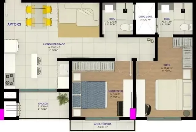 Imagem Aspen Towers - Fase 2 - Apartamento à venda no bairro Perequê - Porto Belo/SC