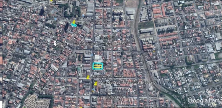 Imagem Terreno para alugar, 600 m² por R$ 8.705,25/mês - Vila Figueira - Suzano/SP