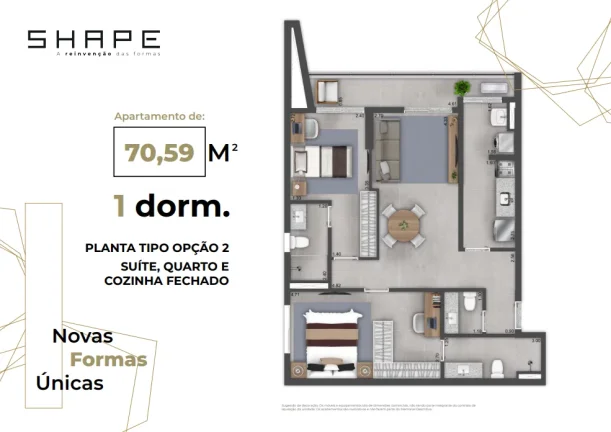 Imagem SHAPE Aptos. de 46 a 79m² ALPHAVILLE