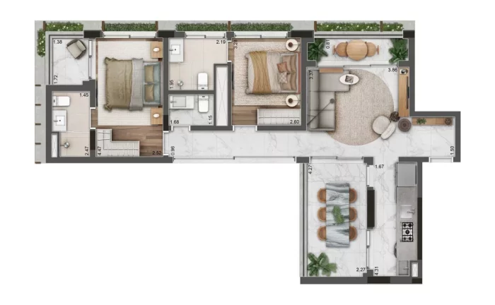 Imagem Apartamento em Itaim Bibi - São Paulo SP