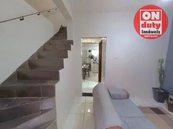 Imagem Sobrado à venda, 58 m² por R$ 280.000,00 - Castelo - Santos/SP