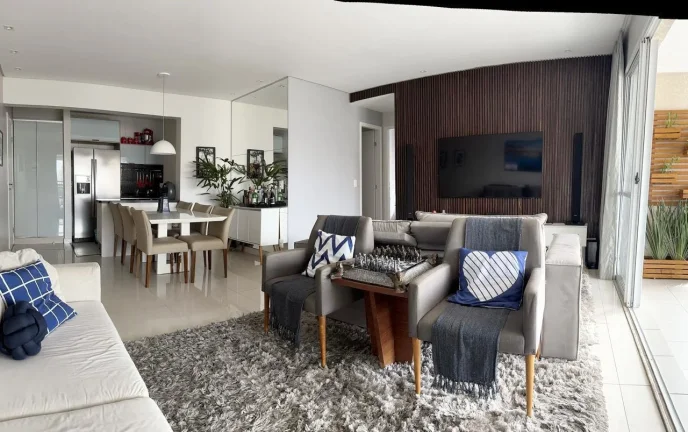 Imagem Apartamento Vila Romana - 94M², 2 Dorms, 1 Suíte, 2 Vagas Demarcadas, Lavabo, Churrasqueira, Academia, Salão de Festas e Jogos.