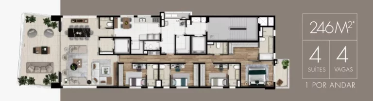 Imagem Condomínio Stratos Itaim, apartamento com 4 quartos a venda em Itaim Bibi São Paulo SP, apartment in São Paulo Brazil, property in São Paulo Brazil
