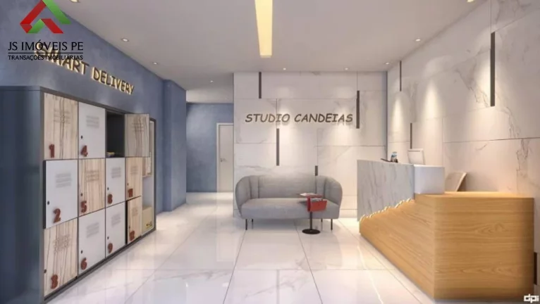 Imagem Apartamento à venda em Candeias, Jaboatão dos Guararapes-PE: 1 quarto, 1 sala, 1 banheiro, 1 vaga, 23,87m²!