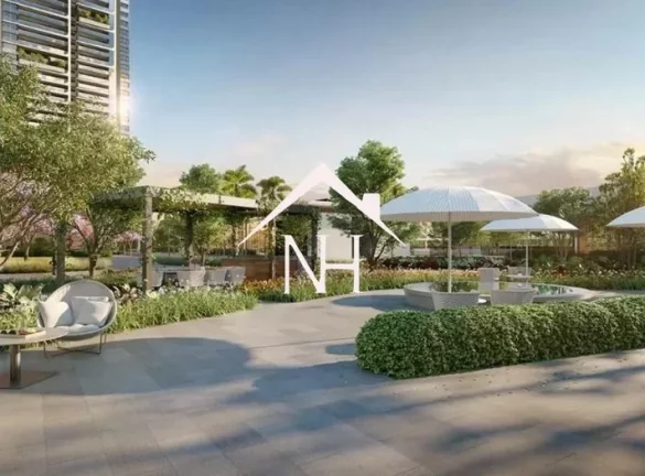 Imagem apartamento alto padrão 186m²,3 suítes, terraço gourmet, hall privativo, 3 vagas e um verdadeiro resort aos seus pés.