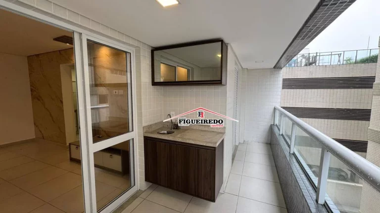 Imagem Apartamento com 1 dormitório à venda, 46 m² por R$ 385.000 - Vila Guilhermina - Praia Grande/SP