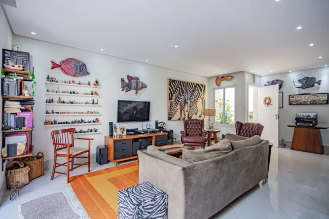 Imagem Sobrado Vila Romana - 188M², 4 Dorms, 4 Suítes, 2 Vagas, Face Norte, Móveis Planejados, Mobiliado, Churrasqueira.