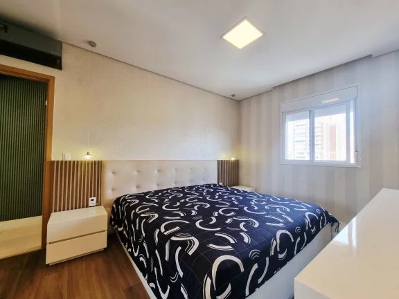 Imagem Apartamento em andar alto com 3 suítes e vista livre a venda no boqueirão em Santos