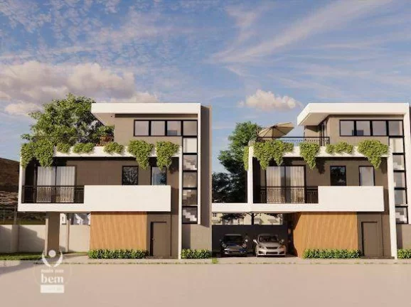 Imagem Estuda Permuta - Sobrado Triplex em Condomínio Fechado - 3 quartos, suíte, terraço gourmet e 3 vagas à venda no Jardim Social