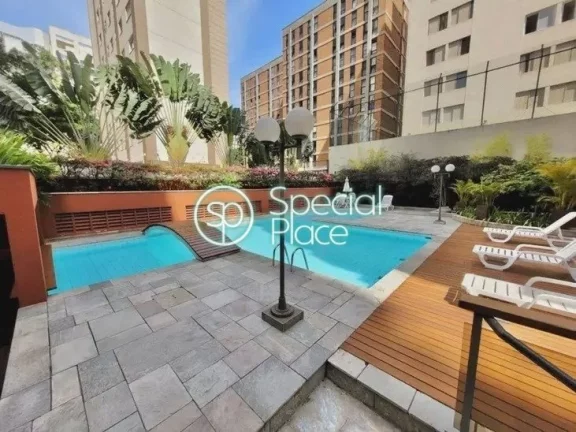 Imagem 129 metros 3 dormitórios 1 suíte suíte de empregada 2 vagas Piscina Playground Academia Churrasqu...