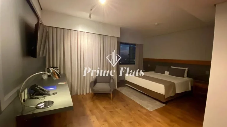 Imagem Flat disponível para venda no Hotel Slaviero Essential Moema, com 26m², 1 dormitório e 1 vaga
