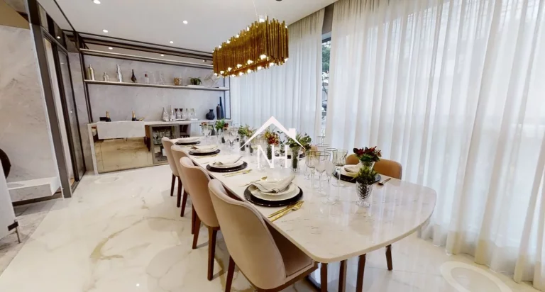 Imagem apartamento de 131m com 3 Suítes, Hall Privativo,2 Vagas, Terraço Gourmet, Academia, Churrasqueira, Brinquedoteca,Deck, Piscina,Solarium, Spa, Lareira