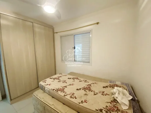 Imagem Apartamento à venda em Guarujá-SP, Vila Alzira: 3 quartos, 1 suíte, 2 salas, 2 banheiros, 2 vagas de garagem, 126m².