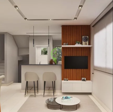Imagem Villagio Triplex no Macuco com 2 suítes e vaga privativa - Santos/SP