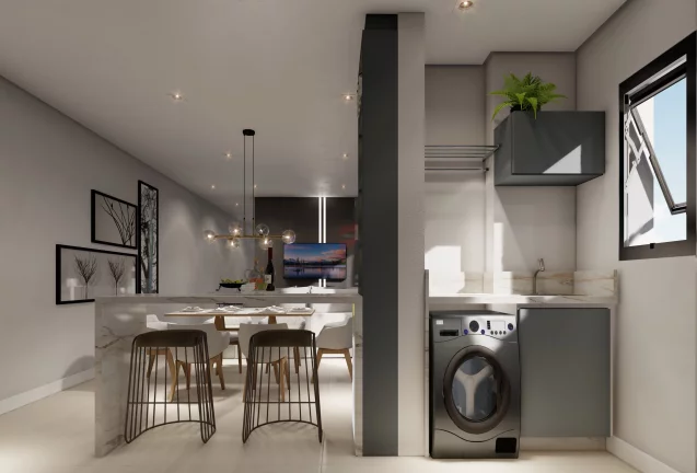 Imagem APARTAMENTO com 3 dormitórios à venda com 94.84m² por R$ 586.195,02 no bairro Centro - PINHAIS / PR