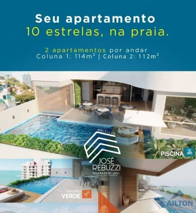 Imagem Lançamento Residencial José Rebuzzi na Quadra do Mar na Praia do Morro - Guarapari/ES