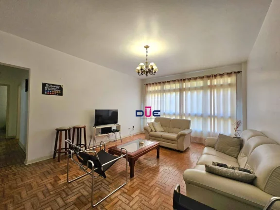 Imagem Apartamento 3 Quartos, 1 Vaga, PÉ NA AREIA - José Menino - Santos/SP