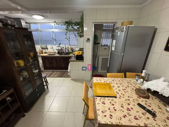 Imagem Apartamento com 3 dormitórios mais dependência completa de empregada à venda, 141 m² por R$ 690.000 - Boqueirão - Santos/SP