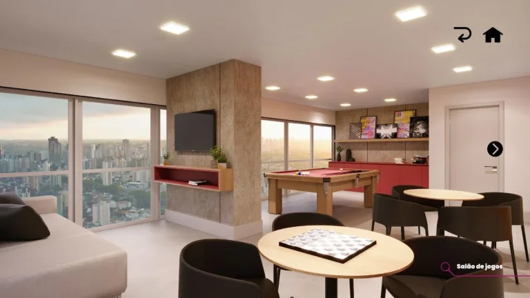 Imagem Apartamento tipo studio 19 m2 com sacada, Centro de Curitiba