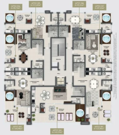 Imagem Ilha Galé - Apartamento à venda no bairro Canto Grande - Bombinhas/SC