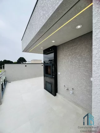 Imagem Sobrado 270 m2, com terraço, 03 quartos c/suíte, 03 vagas no Pinheirinho Curitiba PR